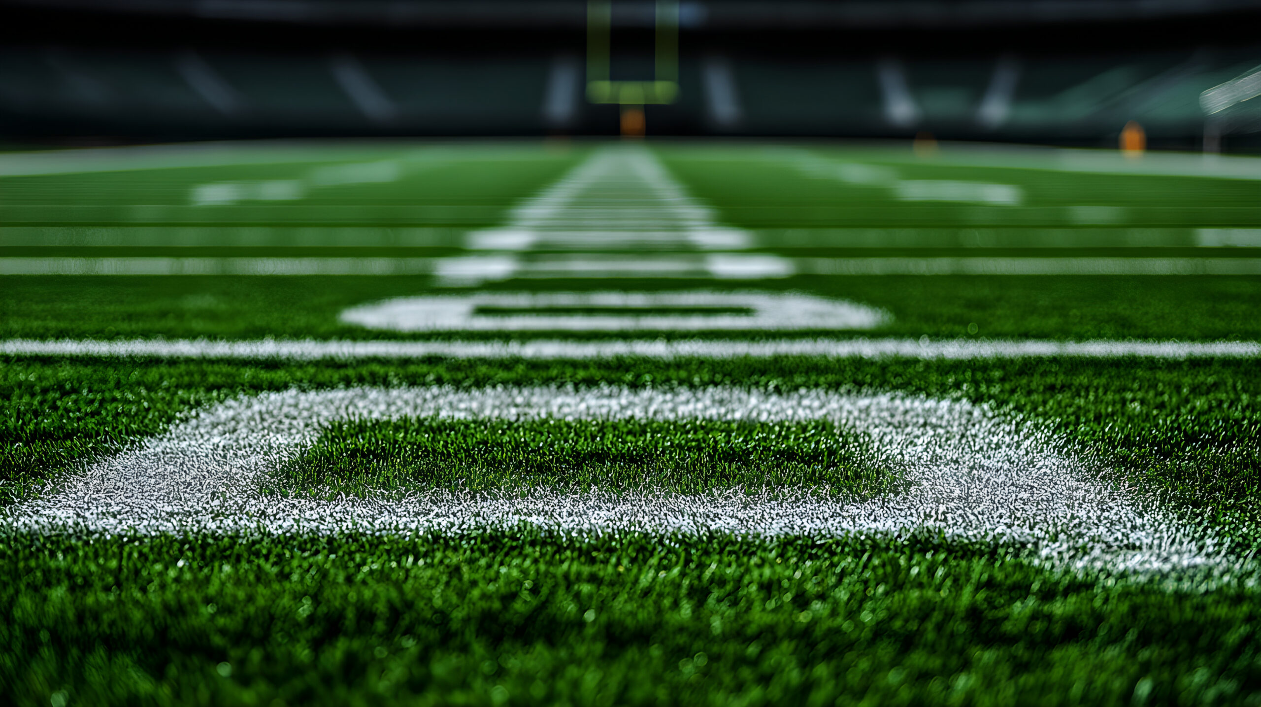 Synthetic turf field installation