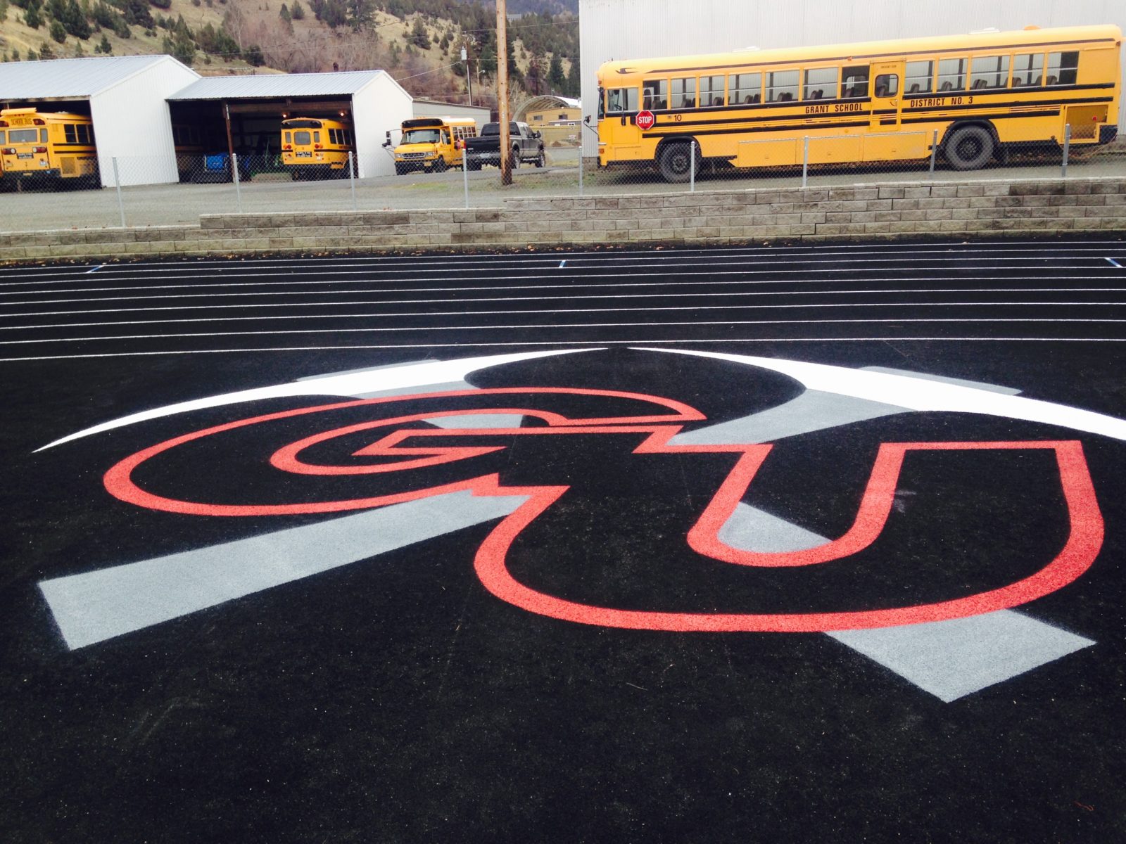 Turf field detail