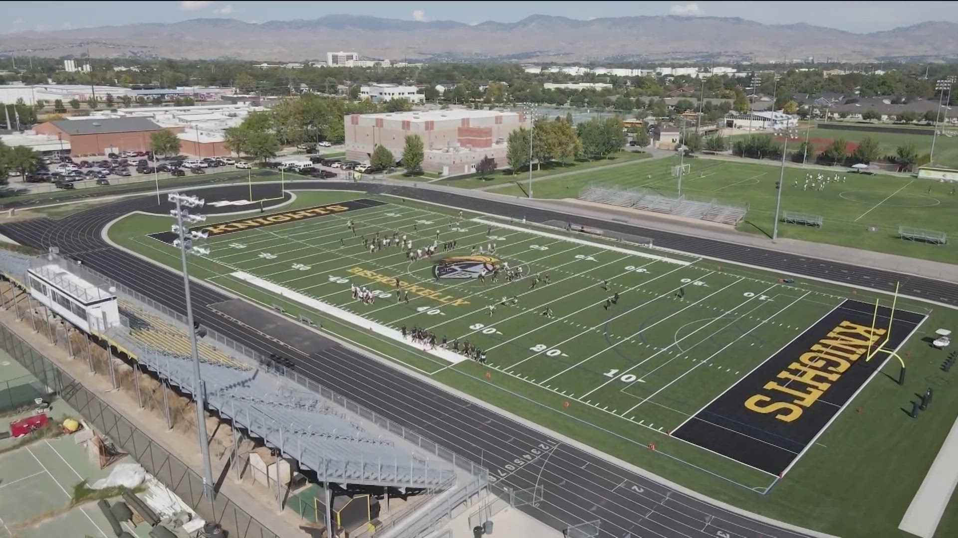 Finished track at Bishop Kelly